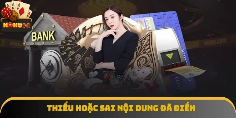 Thành viên không nên đánh sai nội dung trên các trường yêu cầu Thành viên không nên đánh sai nội dung trên các trường yêu cầu
