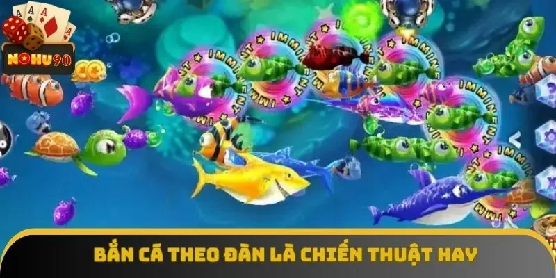 Áp dụng phương thức bắn cá theo đàn hiệu quả Áp dụng phương thức bắn cá theo đàn hiệu quả