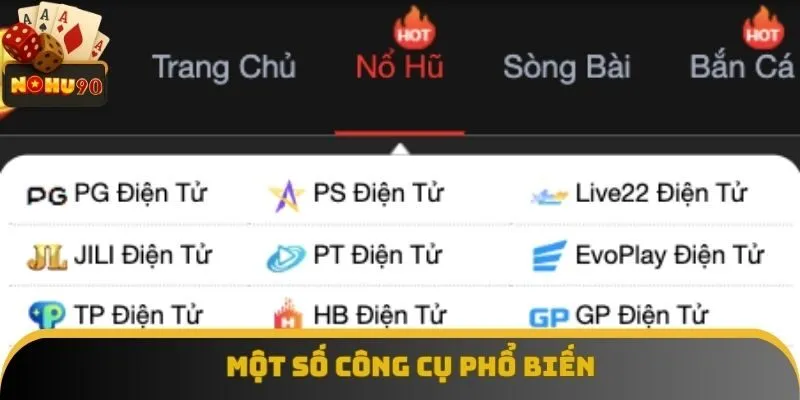 Một số công cụ phổ biến Một số công cụ phổ biến